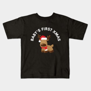 Baby's First Christmas Apparel Kids T-Shirt